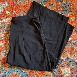 NastyGal Black Wide Leg Palazzo Pants